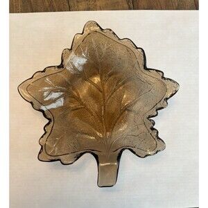 Vintage Westmoreland Glass Maple Leaf Dish